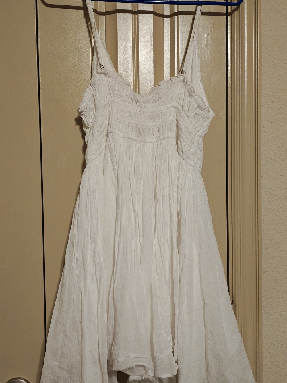 NWT Free People FP One Delia Slip Dress Women's Large Ivory V-Neck Boho Fairy - Picture 9 of 14